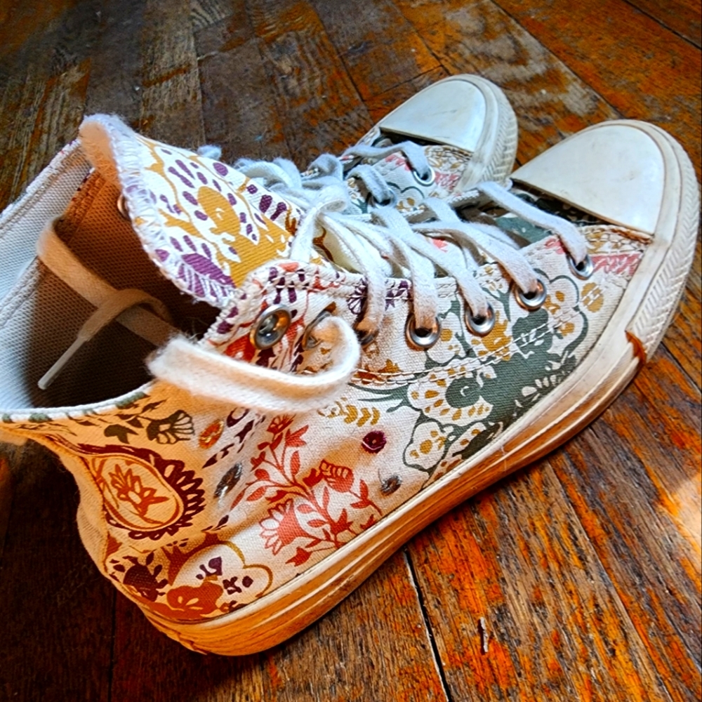 Converse All Stars Floral High-Top Sneaker 7